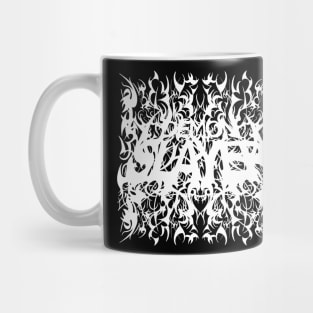 Demon Slayer Black Metal Logo Mug